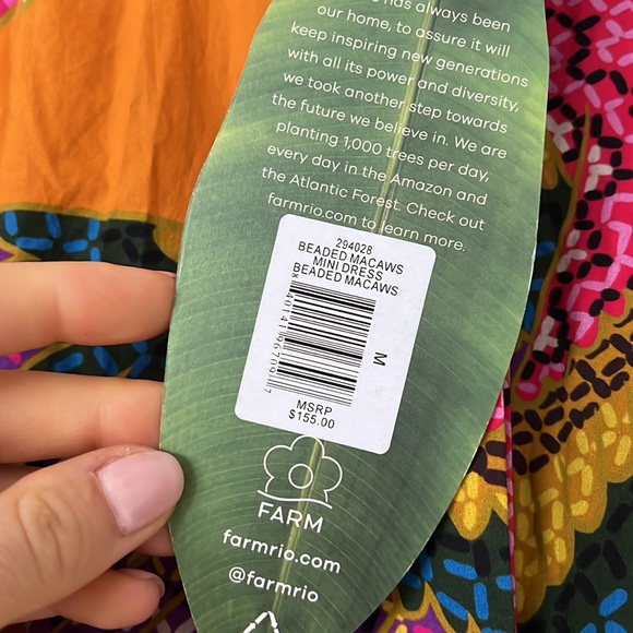 Farm Rio | Beaded Macaws Mini Dress - Picture 9 of 11